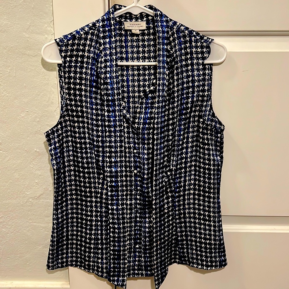 Silky Tahari blouse